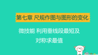 辽宁省2025中考数学第七章尺规作图与图形的变化微技能利用垂线段最短及对称求最值讲课件