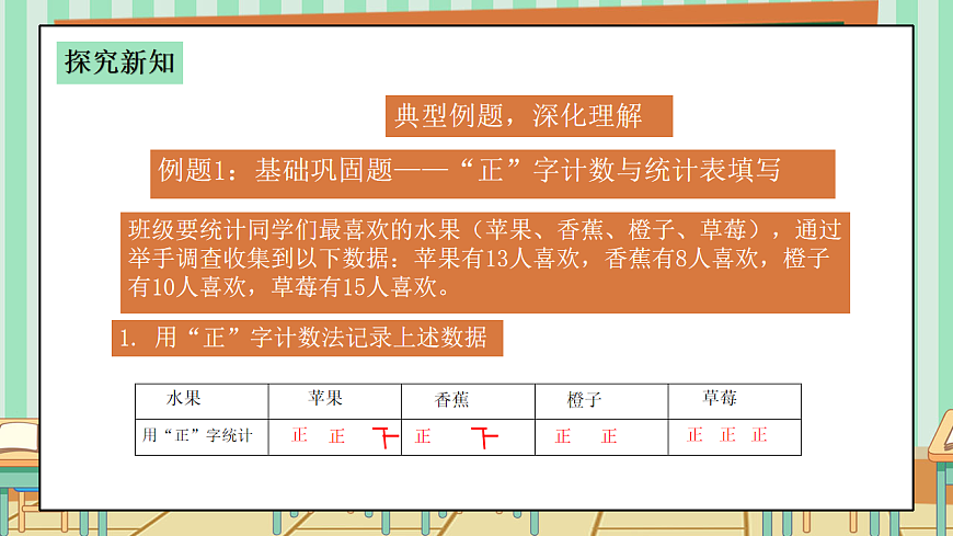 西师版小学三年级下册数学第六单元6.3《总复习—数据的收集与整理》课件第7页