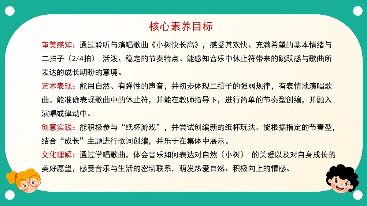 人音版小学音乐二年级下册第一单元《小树快长高》课件第2页