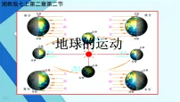 初中地理湘教版(2024)七年级上册(2024)地球的运动评课课件ppt