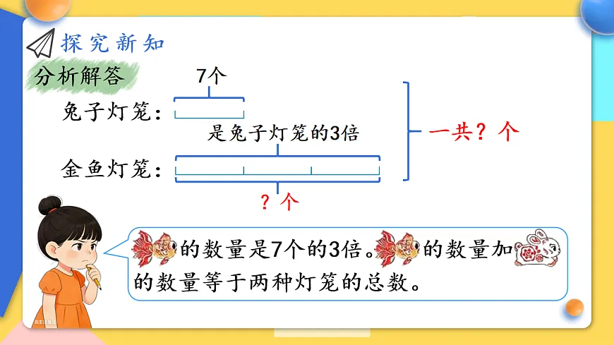 人教版小学数学二年级下册 第7课时《连续两问的实际问题》课件第7页