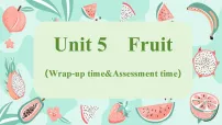 小学译林版(三起)(2024)Unit 5 Fruit教学ppt课件