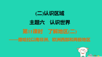 福建省2025中考地理1基础梳理篇二认识区域主题6认识世界第11课时了解地区二练课件（含答案）