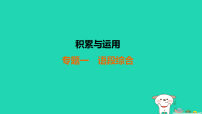 福建省2025中考语文1积累与运用专题一语段综合讲课件（含答案）