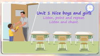 人教版PEP（2024）一年级下册（2024）Unit 1 Nice boys and girls评课ppt课件