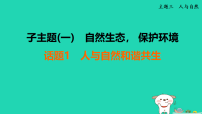 辽宁省2025中考英语主题阅读与写作主题三子主题一话题1人与自然和谐共生课件人教版(2024)(含答案)