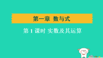 辽宁省2025中考数学第一章数与式第一课时实数及其运算讲课件人教版（2024）（含答案）
