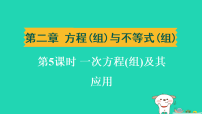 辽宁省2025中考数学第二章方程组与不等式组第五课时一次方程组及其应用练课件人教版（2024）（含答案）