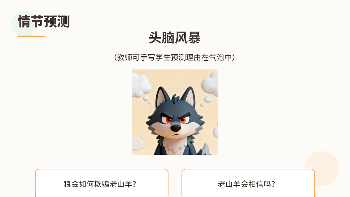 《会摇尾巴的狼》第2课时(含课后习题)第2页