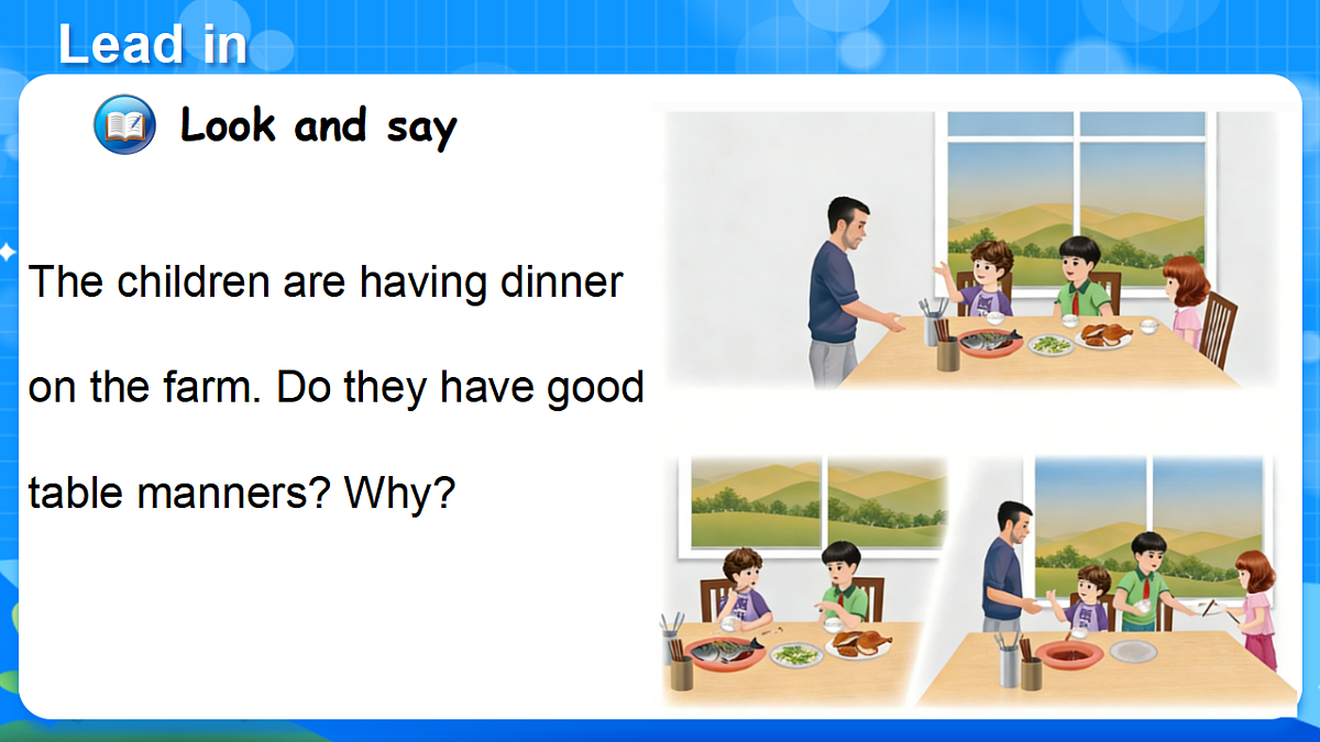 (新课标新教材)人教PEP四年级下册英语Unit 6 From farm to table B Let's learn & Think and say教学PPT第6页