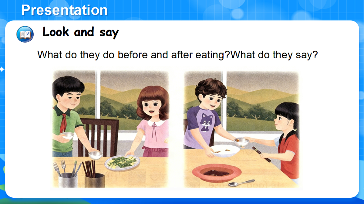 (新课标新教材)人教PEP四年级下册英语Unit 6 From farm to table B Let's learn & Think and say教学PPT第8页