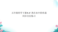 小学科学教科版（2024）五年级下册热在水中的传递精品课件ppt