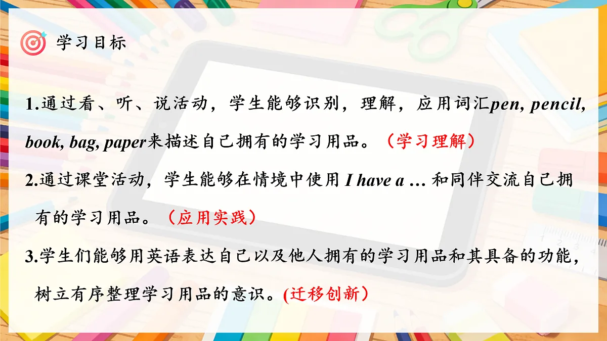 Unit 3 课时 2 Part A Let's learn & Listen and do第3页