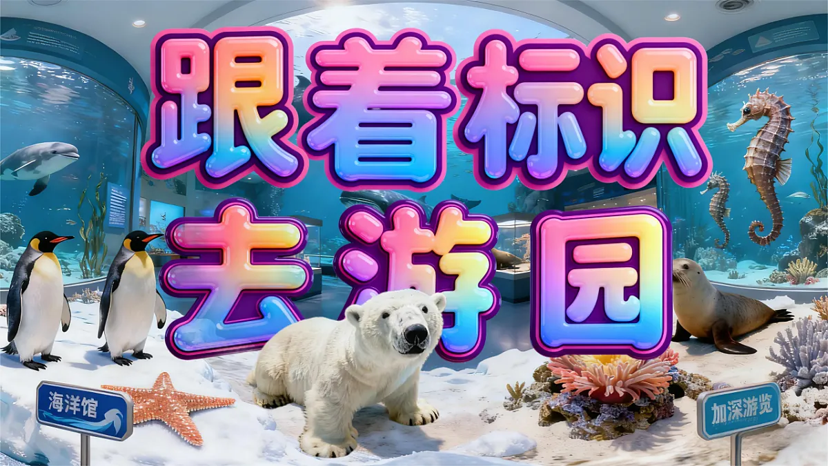 跟着标识去游园 课件第2页