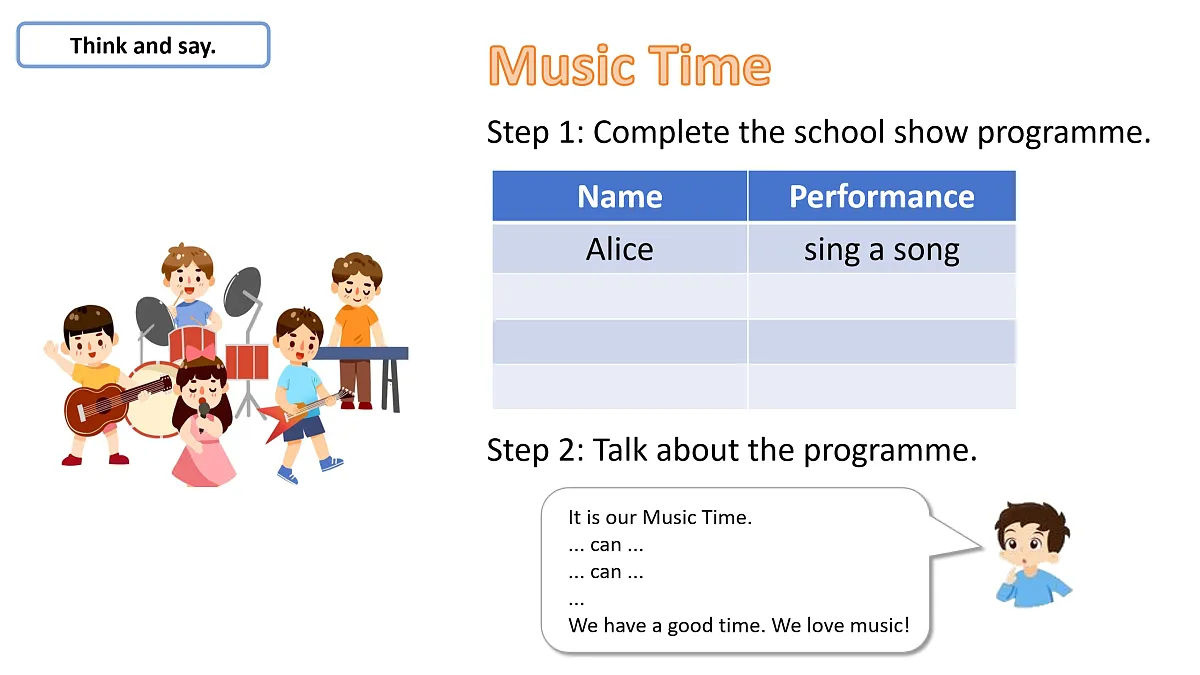 Unit4 How can we make music:Period 2课件——2025-2026学年四年级下册《英语》沪教版(2024)第2页
