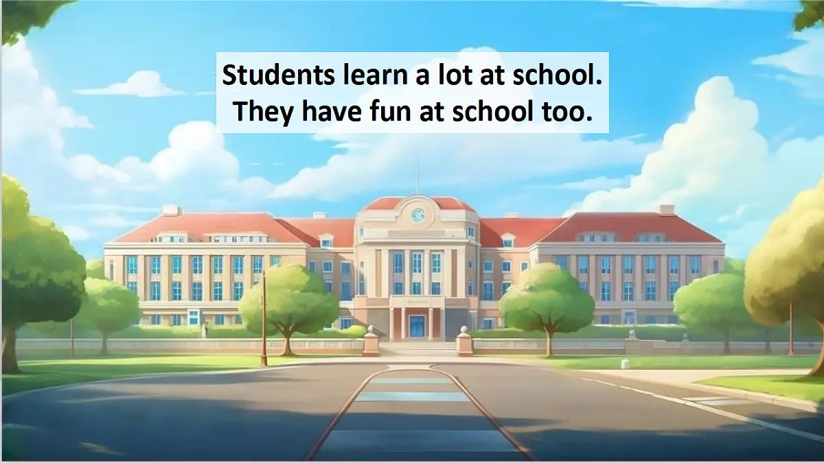 Unit2 What do we like about school:Period 1课件——2025-2026学年四年级下册《英语》沪教版(2024)第6页