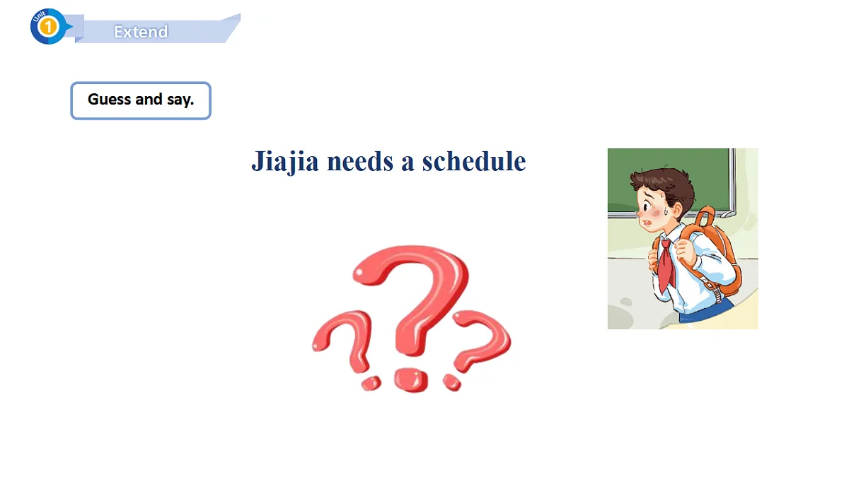 Unit1 What is your daily schedule:Period 5课件——2025-2026学年四年级下册《英语》沪教版(2024)第4页