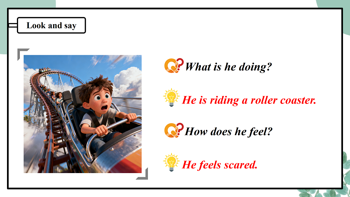 外研版(三起)小学英语 四年级下册Unit 2 How do you feel today 课时 1 Get ready & Start up 课件第4页