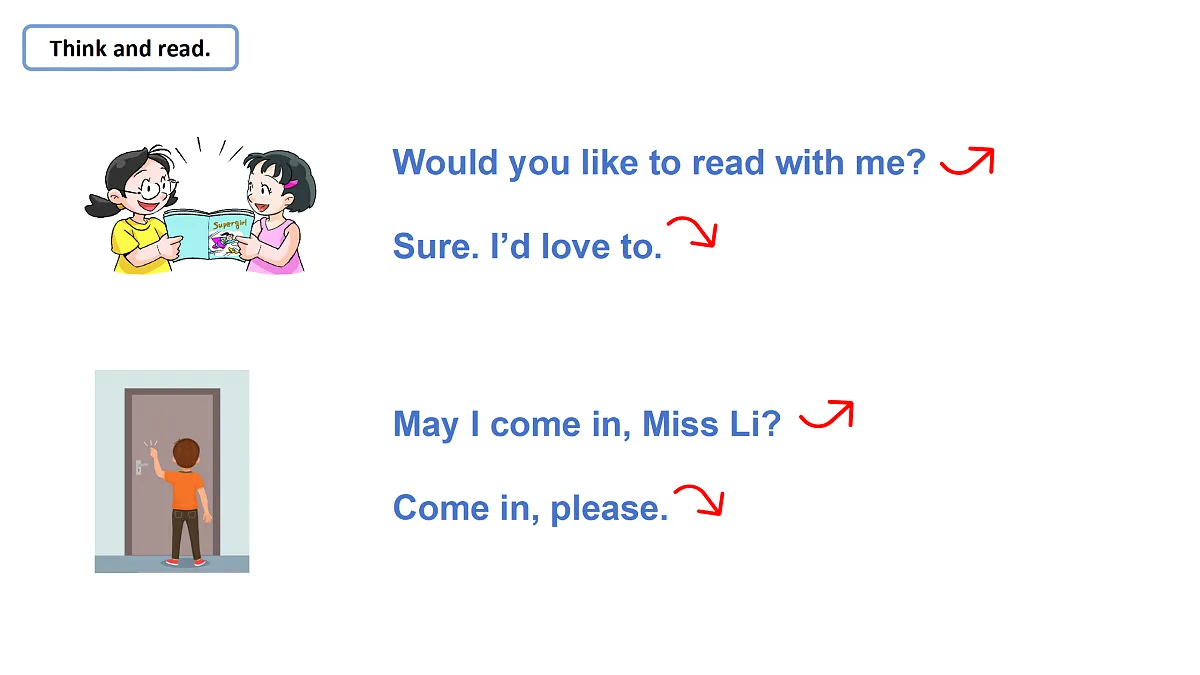 Unit8How do people get along with each other:Period4课件——2025-2026学年四年级下册《英语》沪教版(2024)第2页