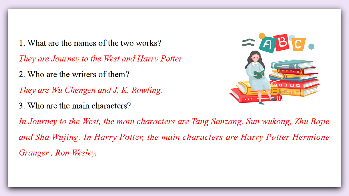 Unit 12《The Wonderland of Literature》Lesson 2 Function&Pronunciation 课件 仁爱版英语八下第6页