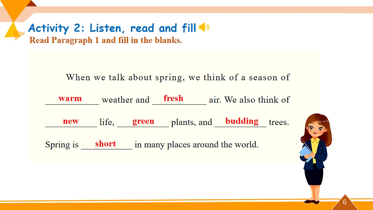 Unit 1 Spring is coming! 第3课时(课件)第6页