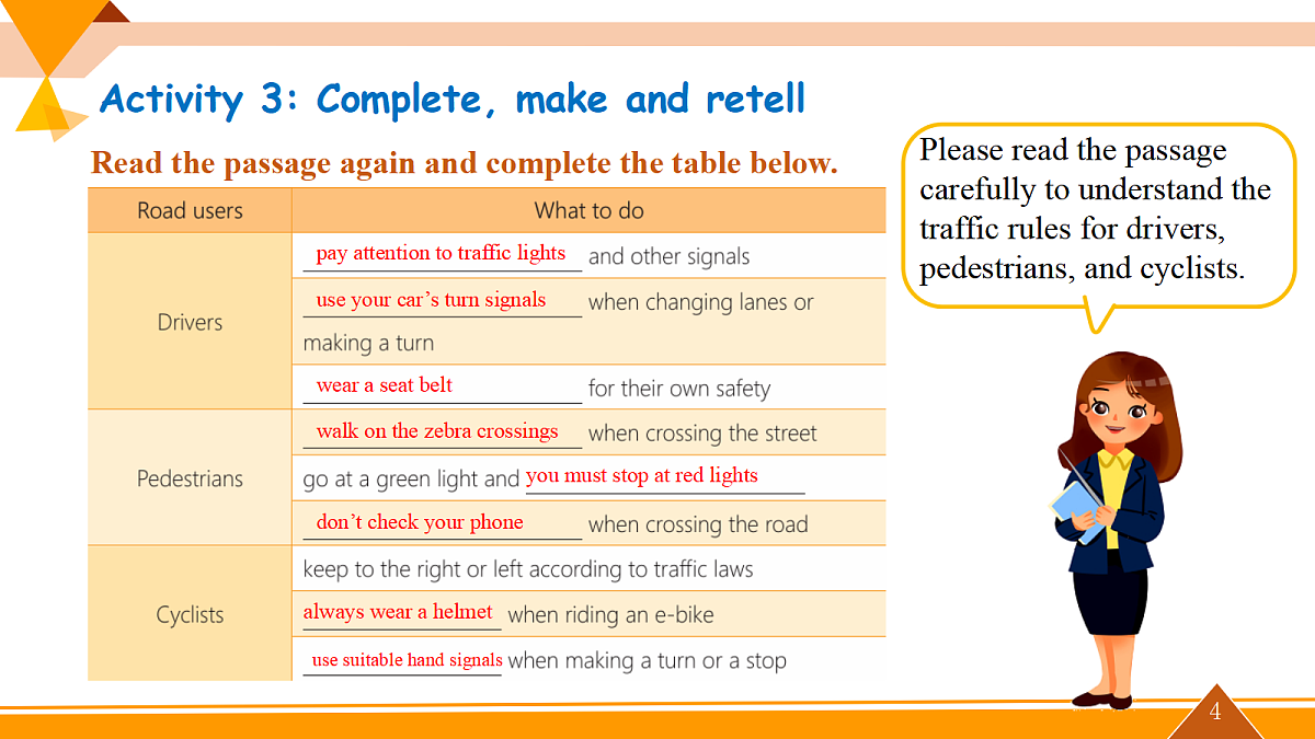 Unit 4 Rules make for a better life! 第2课时(课件)第4页