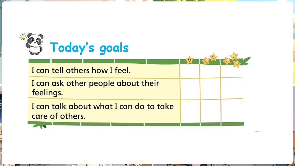 四下 Unit 4 Caring about others (Wrap-up time & Assessment time)_ppt课件第4页