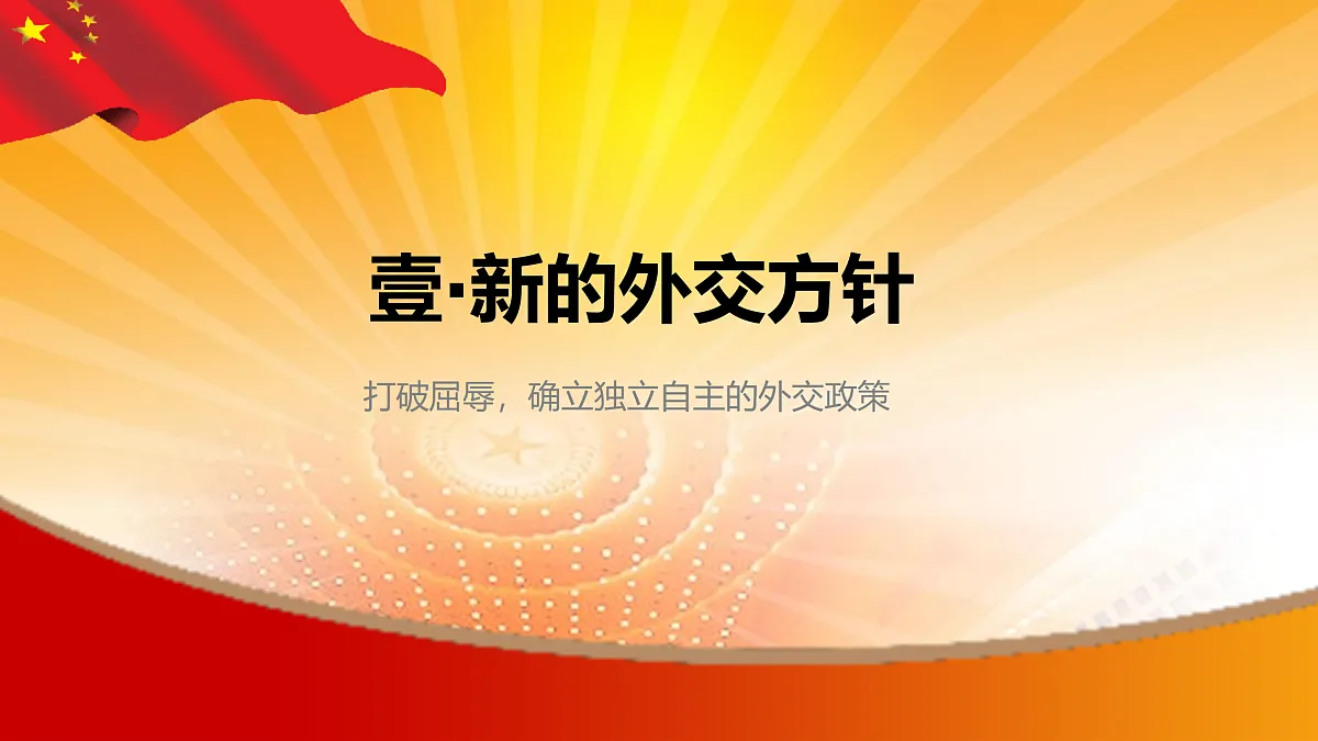 独立自主的和平外交教学课件第5页
