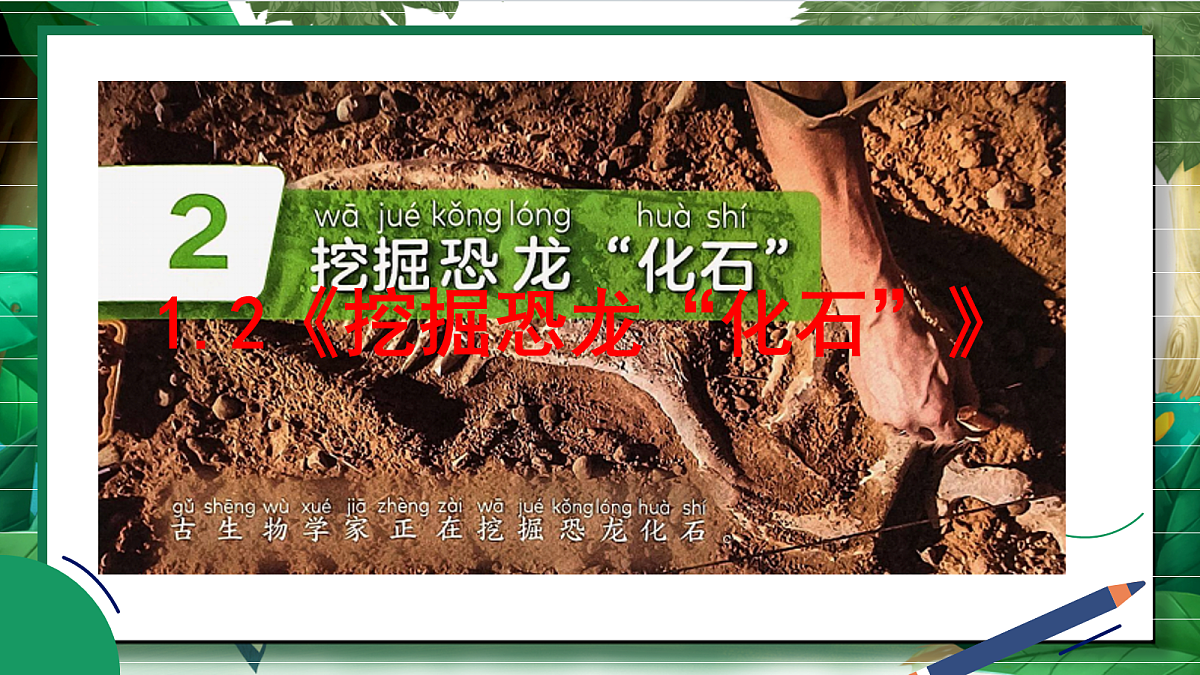 1.2《挖掘恐龙“化石”》教学课件第2页