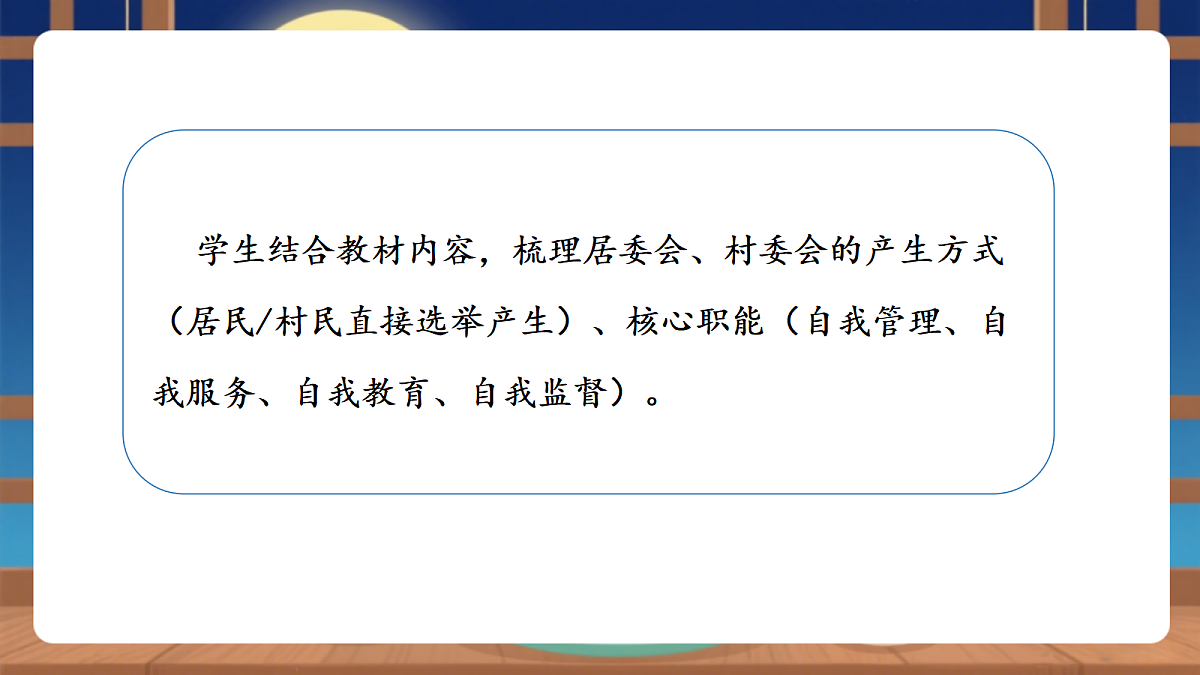 【议题式教学】5.4《我国的政治制度——基层群众自治制度》 教学课件第6页