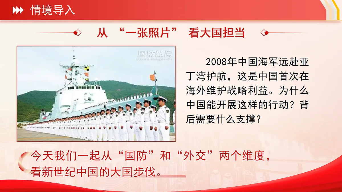 【初中历史八下】第17课《推进国防军队建设和外交工作》教学课件第4页