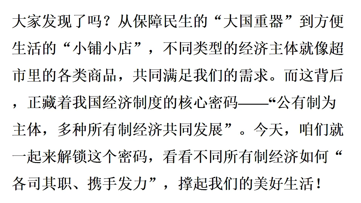 第1框 公有制为主体、多种所有制经济共同发展第3页