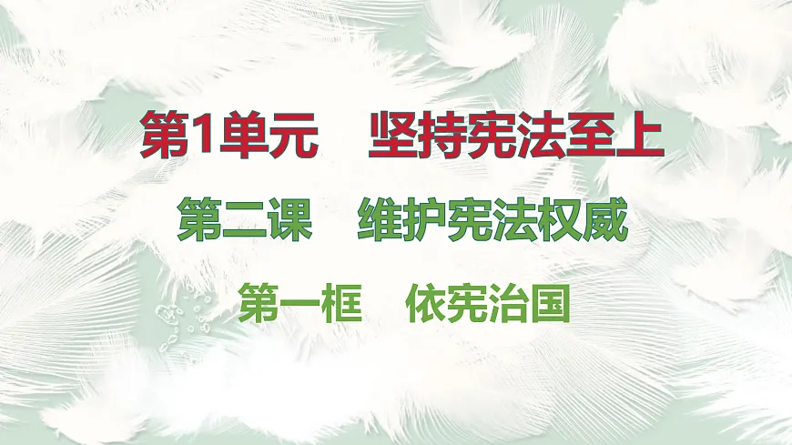 第1框 依宪治国第1页