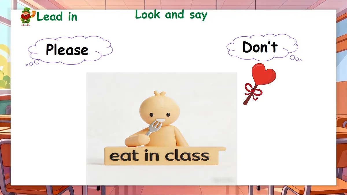 Unit 1 第2课时 Part A Let’s learn&Look and say(教学课件)英语人教PEP版四年级下册(新教材)第8页