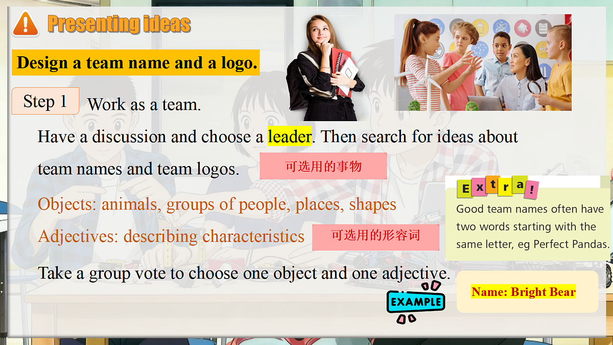Unit 3 What makes a great team Presenting ideas&Reflection 2026新外研版八下英语课件第8页