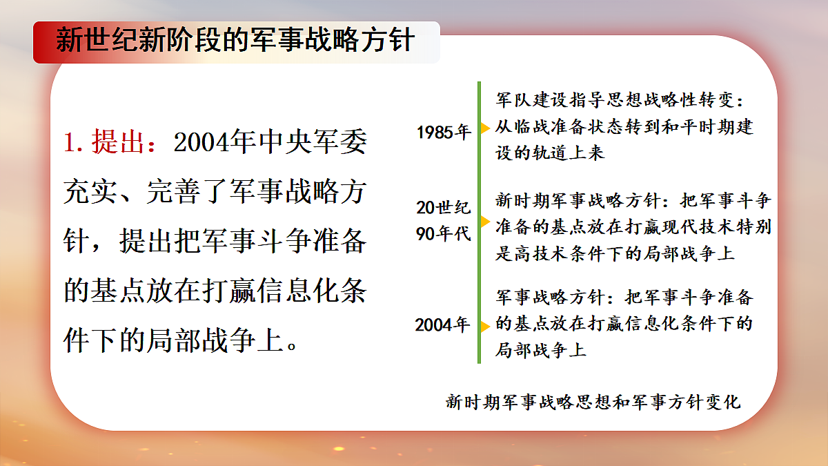 第17课 推进国防军队建设和外交工作第3页