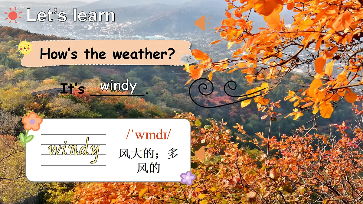 Unit 2 Weather 第1课时第6页