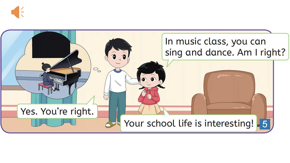 Lesson 3 Our school life is interesting.第6页