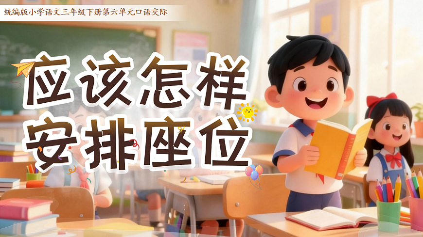三下第六单元《口语交际:应该怎样安排座位》教学课件第1页