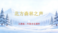 人教版（2024）二年级下册（2024）音乐万花筒  北方森林之声评课课件ppt