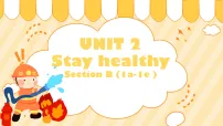 初中英语Unit 2 Stay HealthySection B教案配套ppt课件
