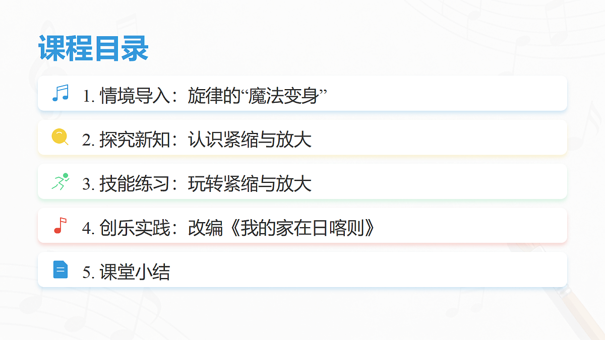 人教版(2026)三年级下册音乐第四单元第3课创乐工坊《紧缩与放大》课件第2页