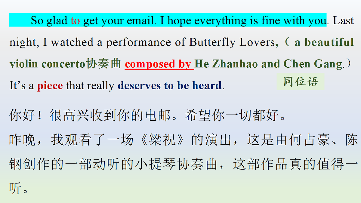 译林英语高一选择性必修一 unit 2 The universal language Reading 语言点课件第5页