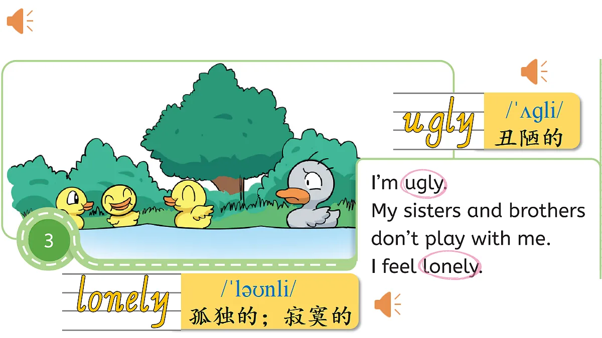 Lesson 4 I'm not a poor duckling.第5页