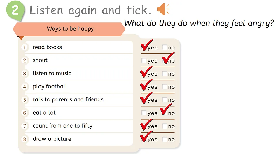 Lesson 3 You have many ways to be happy.第7页