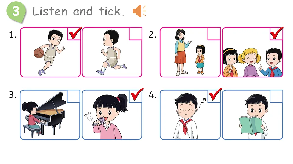 Lesson 3 You have many ways to be happy.第8页