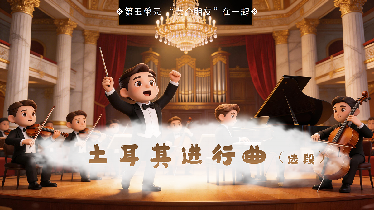 5.1 律动、听赏《土耳其进行曲(选段)》第1页