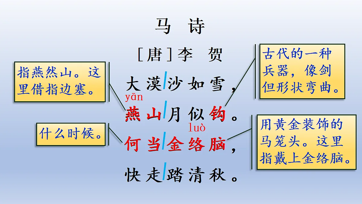 10 古诗三首第6页