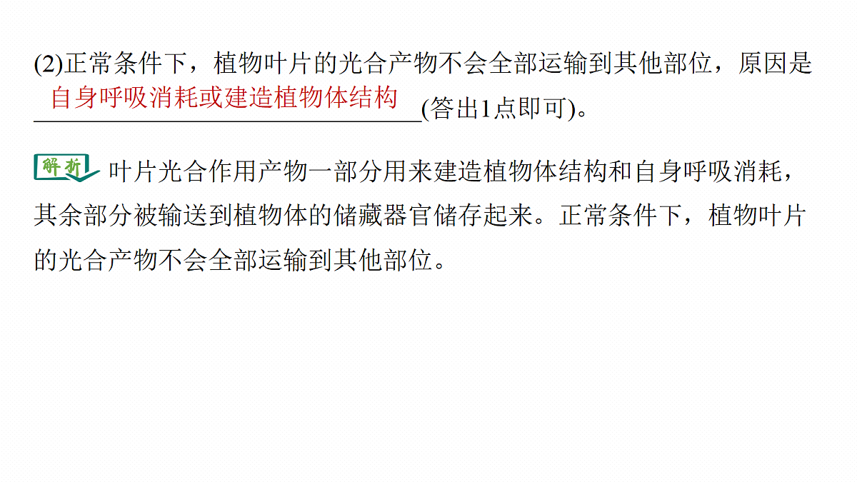第三单元 专题突破3 二氧化碳固定方式的多样性、光呼吸及光抑制第7页