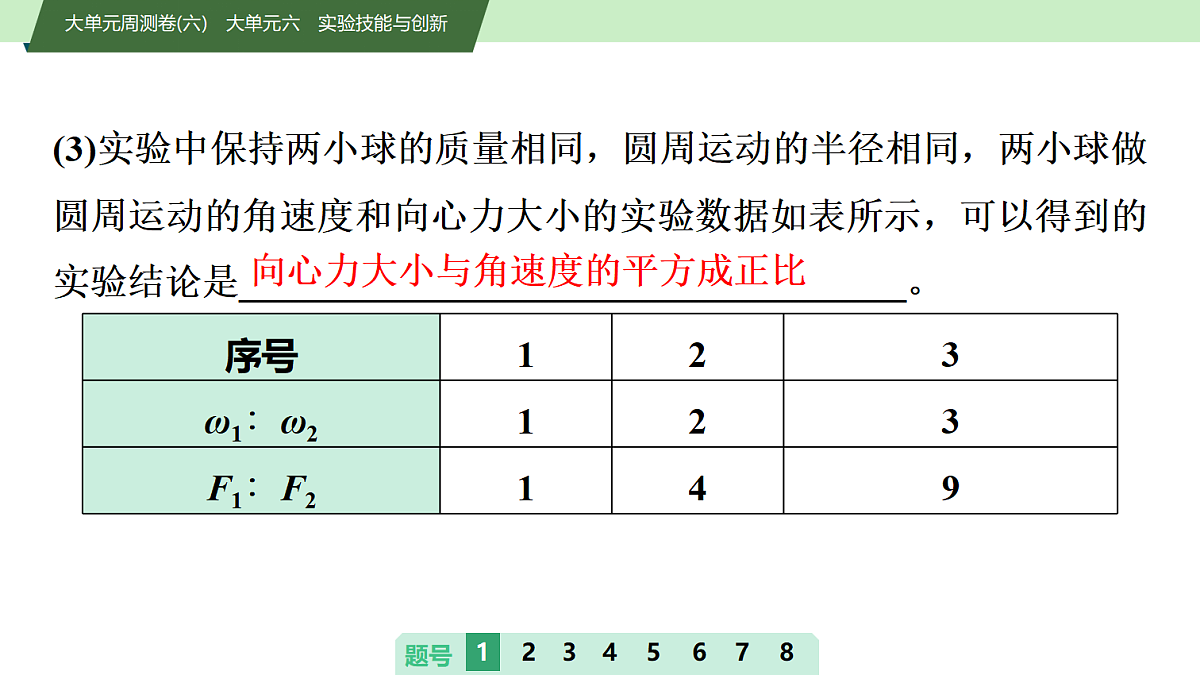 31 大单元周测卷(六) 大单元六 实验技能与创新第5页